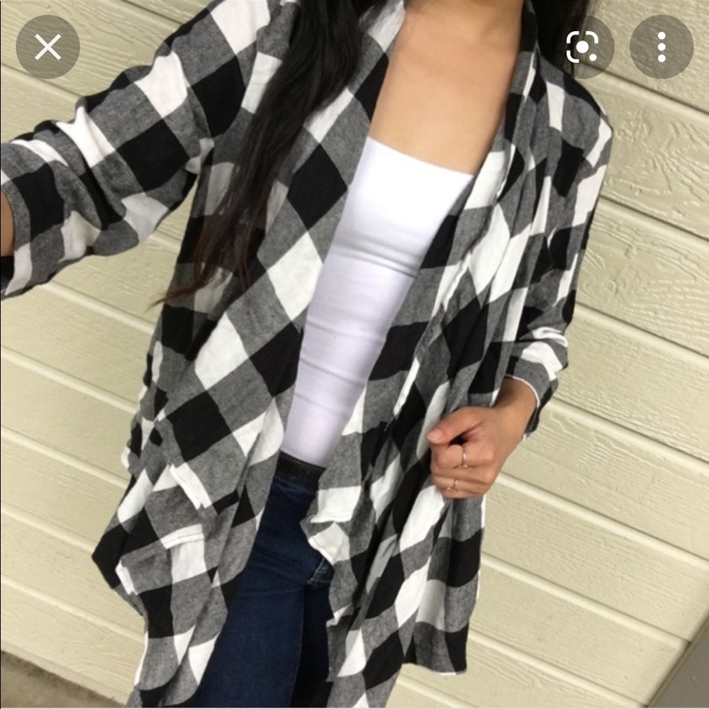 Charlie Paige flannel cardigan S/M